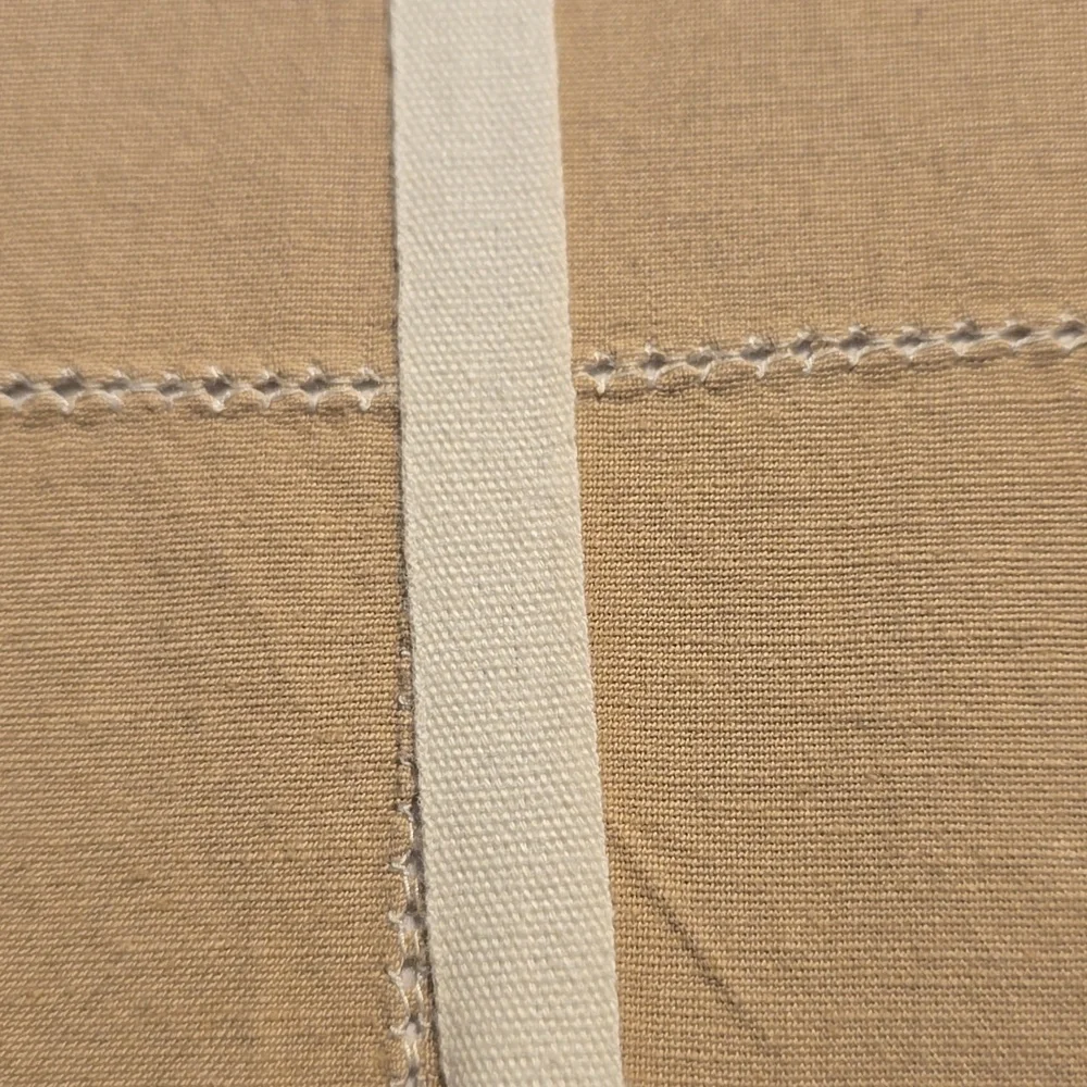 Window Pane Napkin Set of 4, Color: Camel, Retail Price $40.00 USD